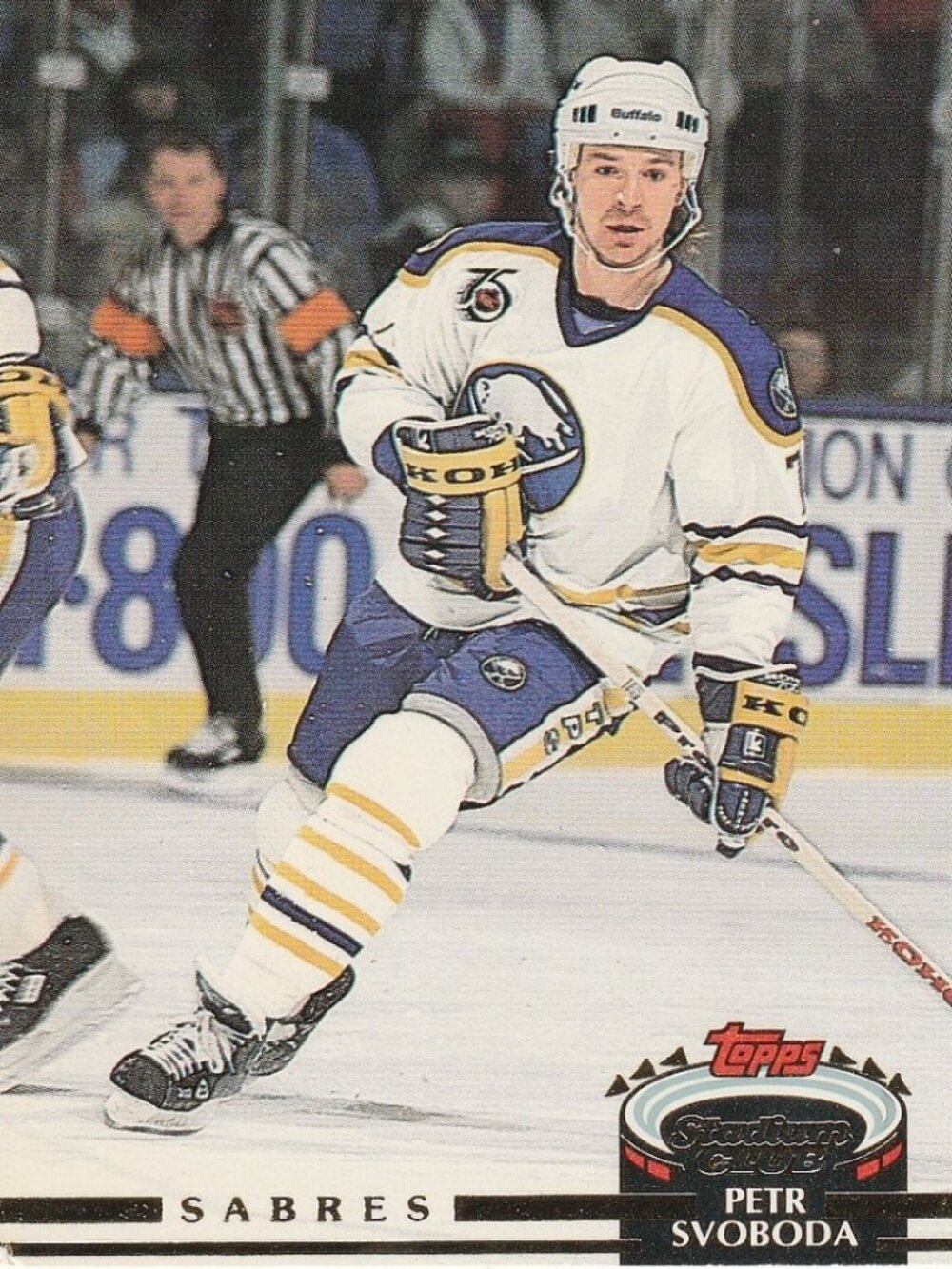 Petr Svoboda - 1992 Topps Stadium Club Hockey Card